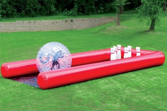 Customized Inflatable Bowling Pin and Ball Game for Team Building Party Entertainment