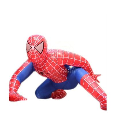 Customized Colorful Marvel Superhero Inflatable Spider Man Advertising PVC Material