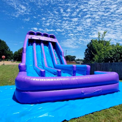 Blower Repair Kits Package Bag Included Three-Lane Water Slide Inflatable for Adults