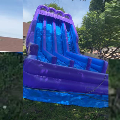Blower Repair Kits Package Bag Included Three-Lane Water Slide Inflatable for Adults