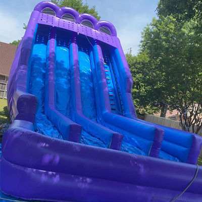 Blower Repair Kits Package Bag Included Three-Lane Water Slide Inflatable for Adults