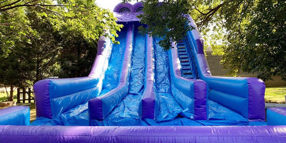Blower Repair Kits Package Bag Included Three-Lane Water Slide Inflatable for Adults