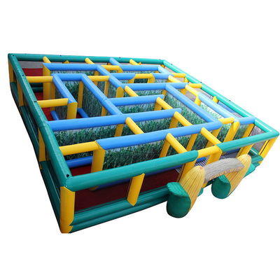 Custom Inflatable Laser Tag Maze for Unisex Corn Labyrinth Challenge Obstacle Course