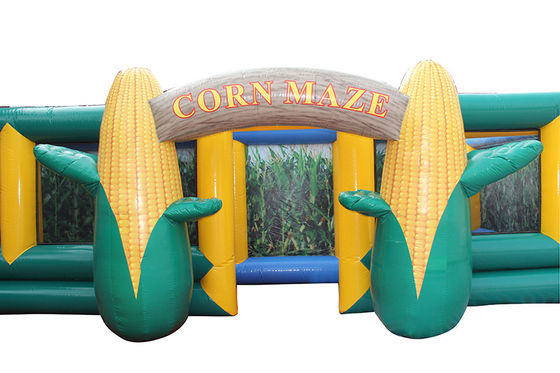 Custom Inflatable Laser Tag Maze for Unisex Corn Labyrinth Challenge Obstacle Course