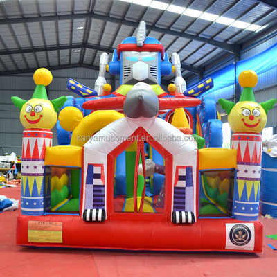 Trampoline Custom Small Size Inflatable Mechanical Ares Fun City Bouncer Combo Slide