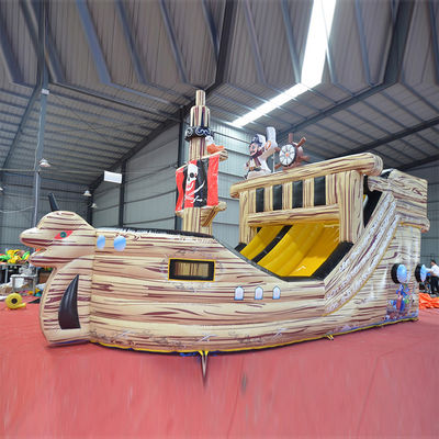 Customized Color Commercial Inflatable Wet and Dry Slide Jumping Castle for Party Rentals