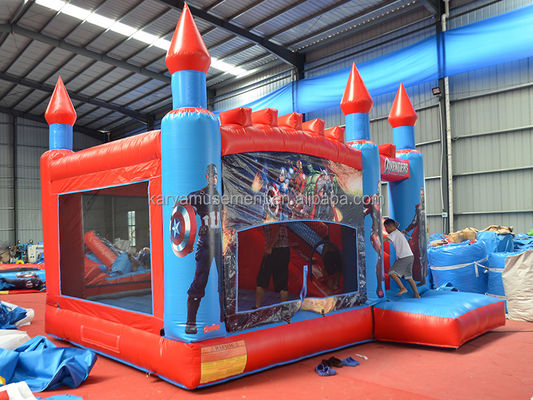 Children's Outdoor or Indoor Fun Inflatable A-vengers Castle Bouncing Jumping Castle