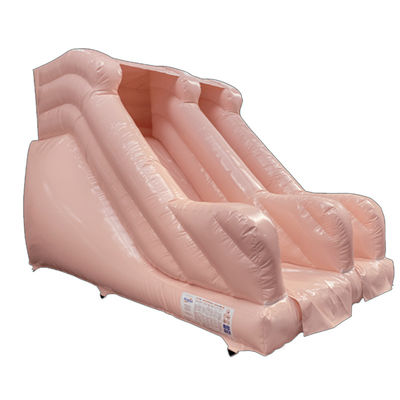 Outdoor Commercial PVC Chocolate Color Inflatable Dry or Wet Slide for Party Rentals