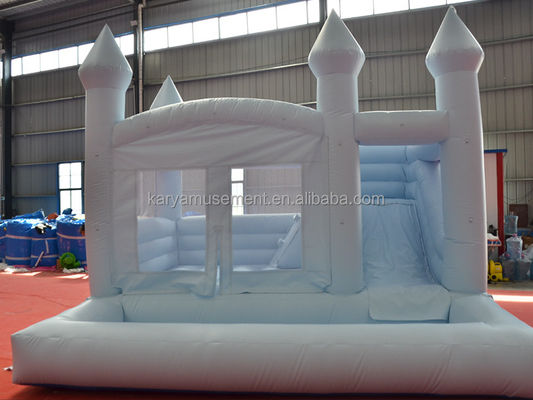 Customized Color Portable Wedding Party Bounce House Combo Slide and Ball Pit for Kids