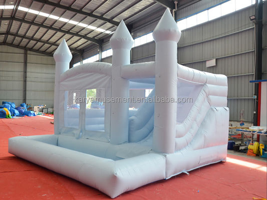 Customized Color Portable Wedding Party Bounce House Combo Slide and Ball Pit for Kids