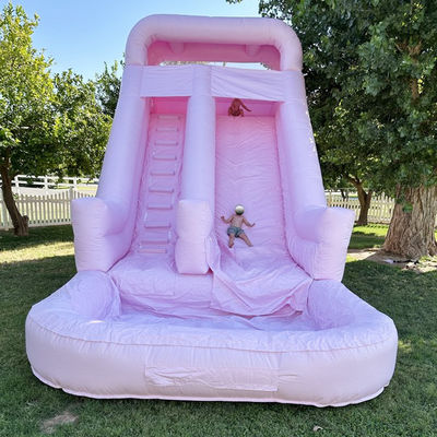 Commercial rental inflatable candy slides with pool jumping and popular in the market