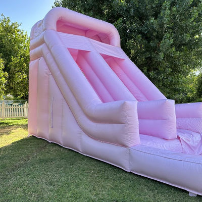 Commercial rental inflatable candy slides with pool jumping and popular in the market