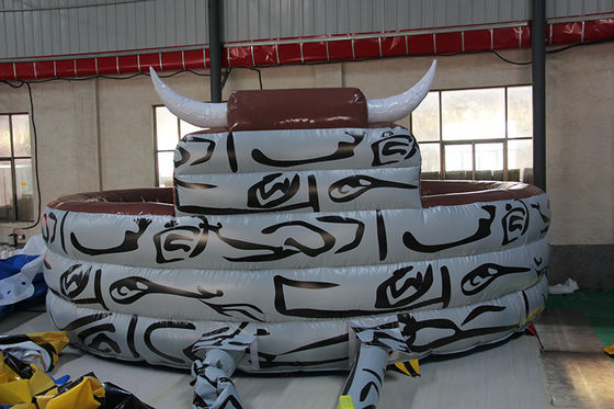 Customized PVC Material Inflatable Mechanical Rodeo Bull Ride Game for Competition
