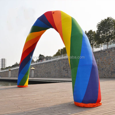 Customized Company Events Outdoor Inflatable Arch with Dolphin Theme Advertising