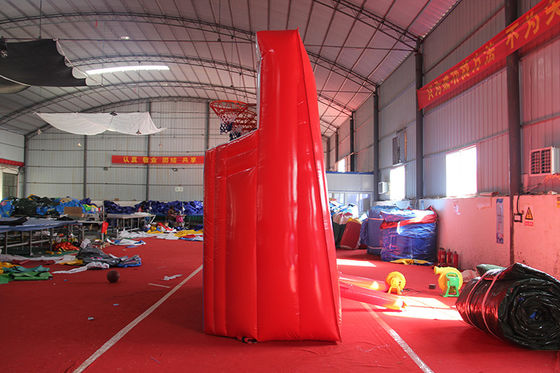 Durable Commercial Grade PVC Inflatable Basketball Connect 4 Sport Game with Blower