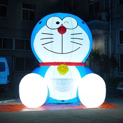 Customized Colorful Inflatable Doraemon with Air Blower and Accessories