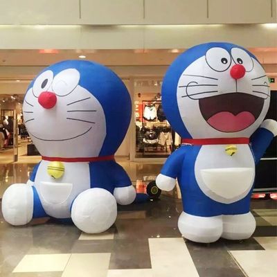 Customized Colorful Inflatable Doraemon with Air Blower and Accessories
