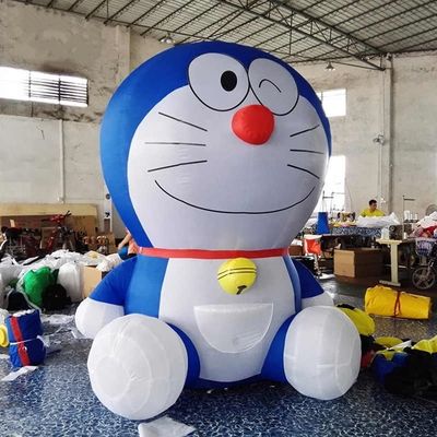 Customized Colorful Inflatable Doraemon with Air Blower and Accessories
