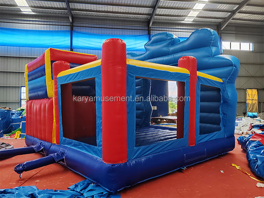 Unisex Paw Patrol Inflatable Castle with Inner Slide Commercial Customizable Design