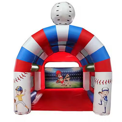 Age Range 14 Years up Inflatable Baseball Batting Cage Shooting Game with Speed Pitch