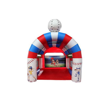 Age Range 14 Years up Inflatable Baseball Batting Cage Shooting Game with Speed Pitch