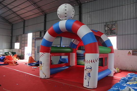 Age Range 14 Years up Inflatable Baseball Batting Cage Shooting Game with Speed Pitch