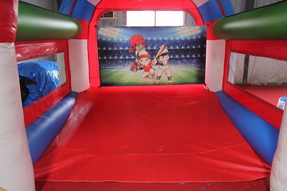 Age Range 14 Years up Inflatable Baseball Batting Cage Shooting Game with Speed Pitch
