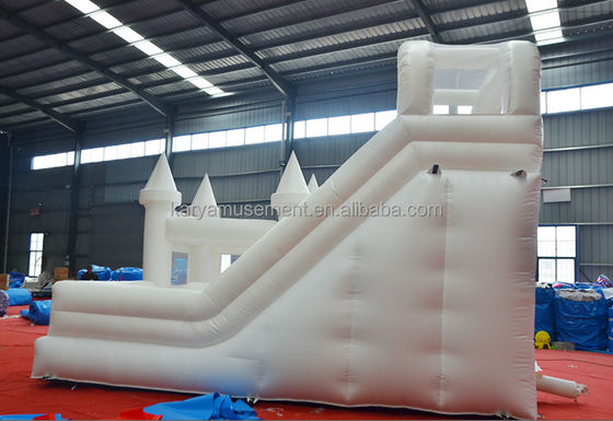 Customized Logo Acceptable Indoor Jumping Castle for Kids PVC White Inflatable Castle