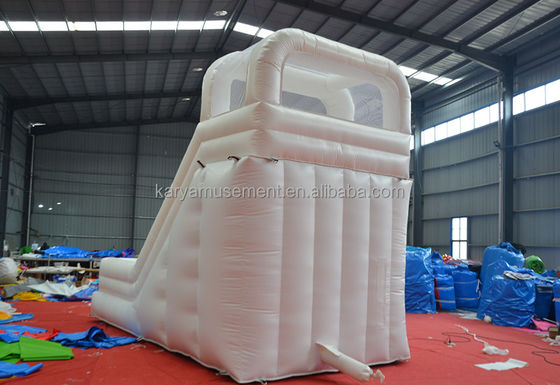 Customized Logo Acceptable Indoor Jumping Castle for Kids PVC White Inflatable Castle