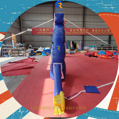 Gender-Neutral Inflatable Archway Red Bull Advertising with PVC Material Inflatables