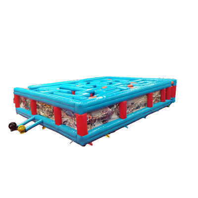 Unisex Outdoor Playground Inflatable Maze Labyrinth for Team Building Sport Activity