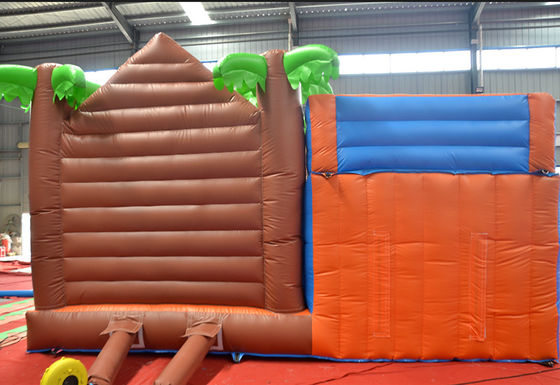 Upgrade Your Playground with Toddler Log Cabin Bounce House and Inflatable Slide Combo