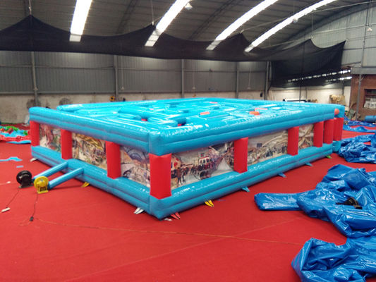 Unisex Outdoor Playground Inflatable Maze Labyrinth for Team Building Sport Activity