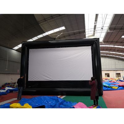 EN71/CE Certified Super Fun Inflatable Castle Movie Screen for Outdoor Advertising