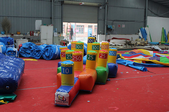 Unisex Outdoor Playground Entertainment Inflatable Ring Toss Game for Kids and Adults