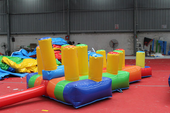 Unisex Outdoor Playground Entertainment Inflatable Ring Toss Game for Kids and Adults