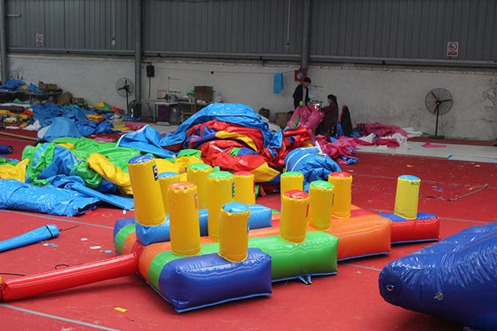 Unisex Outdoor Playground Entertainment Inflatable Ring Toss Game for Kids and Adults
