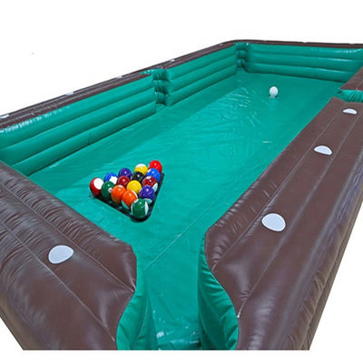 Customized PVC Tarpaulin Inflatable Soccer Billiard Pool Table for Interactive Games