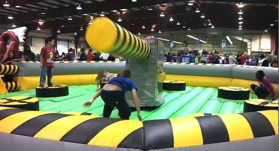 Customized Color Inflatable Interactive Game Meltdown Mechanical Jumper for Adults