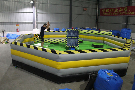 Customized Color Inflatable Interactive Game Meltdown Mechanical Jumper for Adults