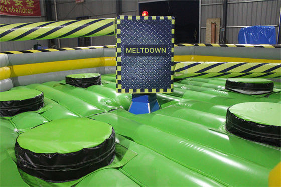 Customized Color Inflatable Interactive Game Meltdown Mechanical Jumper for Adults