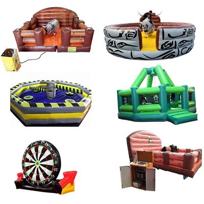 Customized Color Inflatable Interactive Game Meltdown Mechanical Jumper for Adults