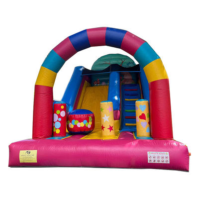 Party Rentals Candy House Theme Inflatable Dry Slide with CE/EN71/EN14960 Certification
