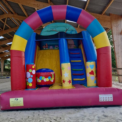 Party Rentals Candy House Theme Inflatable Dry Slide with CE/EN71/EN14960 Certification