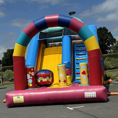 Party Rentals Candy House Theme Inflatable Dry Slide with CE/EN71/EN14960 Certification
