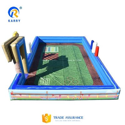 Shipping Way Used Inflatable Soap Football/Basketball Field for Outdoor Playground