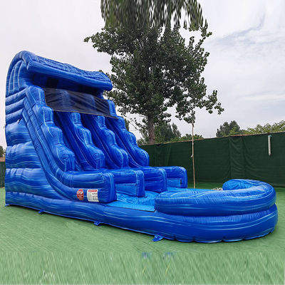 Water Park Inflatable PVC Double Slip N Slide with Pool Jumping Backyard Water Slide