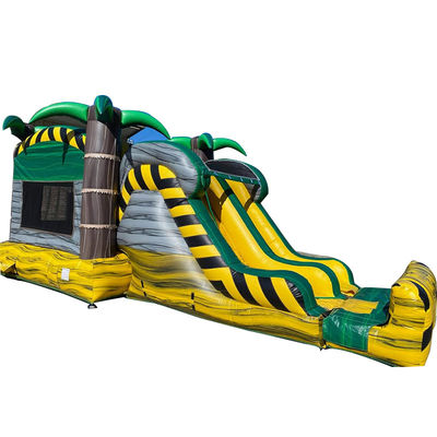 Toxic Tropic Palm Tree Bouncy Castle Combo Ideal for Indoor and Outdoor Entertainment