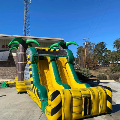 Toxic Tropic Palm Tree Bouncy Castle Combo Ideal for Indoor and Outdoor Entertainment