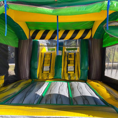 Toxic Tropic Palm Tree Bouncy Castle Combo Ideal for Indoor and Outdoor Entertainment
